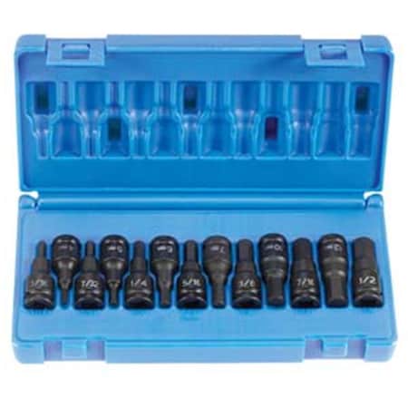 Cool Kitchen 3/8 and quot; Drive 13 Pieces Combo Hex Driver SAE/Metric Set, 13PK CO67969